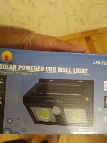 sensorlu lampa: Gunej enerjisi ile işiq sensor guneşden enerji yigir Hərəkət sensoru — 4