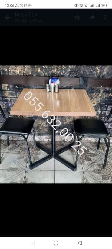 endirimde olan mebeller: Yeni, Kvadrat masa, Açılmayan, Metal, Azərbaycan — 7