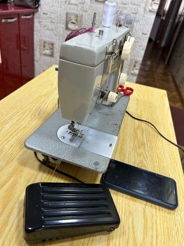 sonifer ət cəkən: Tikiş maşını Chayka, İşlənmiş,Elektromexaniki, 3 saplı, Ünvandan götürmə — 4