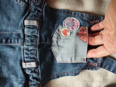 qizlar ucun ketalar: 1 yaşdan 2 yaşa qədər qızlar üçün cibli cins şalvar. əla vəziyyətdə — 4