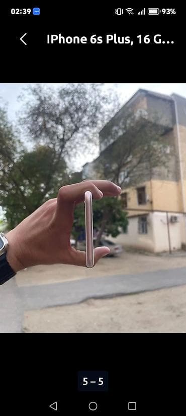 qazla qizdirici pec: IPhone 6s Plus, 16 GB, Rose Gold, Barmaq izi — 4