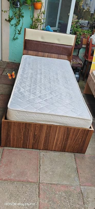 İşlənmiş, Təknəfərlik çarpayı, Matras ilə lalafo.az -da İşlənmiş, Təknəfərlik çarpayı, Matras ilə