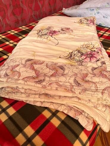 krep parca: Böyüklər üçün İki nəfərlik Qış üçün Yorğan — 1