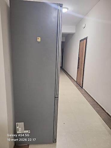 xaladelnik ev ucun: İşlənmiş 2 qapılı Bosch Soyuducu Satılır, rəng - Boz — 2