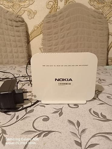 nokia internet modem: Nokia ev/ofa internet routeri - Brend: Nokia - Ağ rəngli, stolüstü — 1