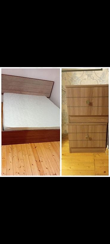 İşlənmiş, İkinəfərlik çarpayı, Matras ilə lalafo.az -da İşlənmiş, İkinəfərlik çarpayı, Matras ilə