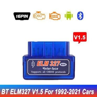 masin ucun maqnitofon: Diaqnostika skaneri ELM 327 OBD2 versiya 1.5 Gəncədə. 1992-2023 il — 1