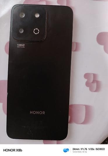 Honor X7c, 128 GB, rəng - Qara, Barmaq izi