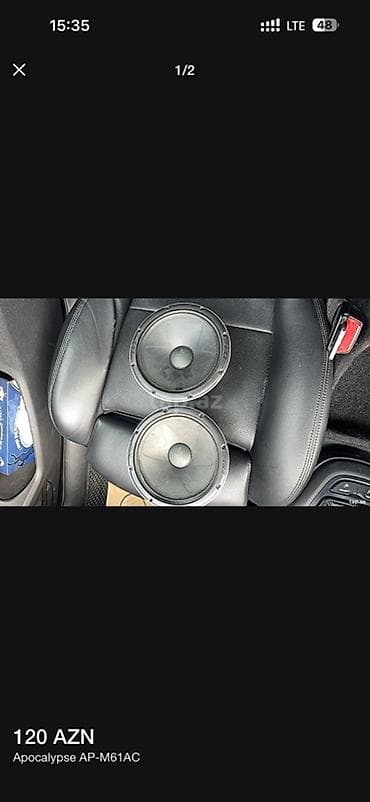 Videoreqistratorlar: Apocalypse AP-M61AC – avtomobil üçün midrange dinamiklər (cüt) - — 2