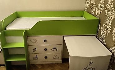 trap hamam: Oğlan və qız üçün, Yeni, Təknəfərlik çarpayı, Yazı masası — 2