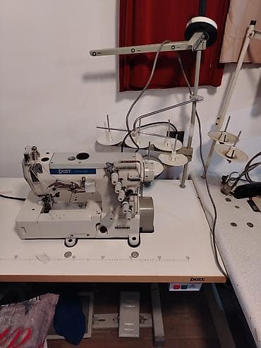 Tikiş maşınları: Sənaye tipli interlok tikiş maşını – Dott Interlock - Model: Dott — 1