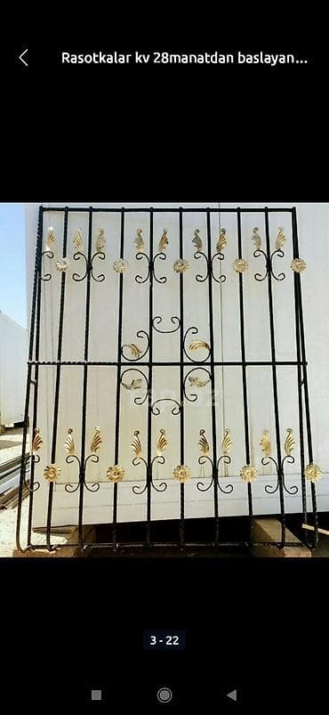 ev pencere: Pəncərə və qapılar üçün nəzərdə tutulmuş dekorativ elementlərlə — 8