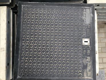 бетонные кольца больших размеров: Dairəvi və kvadrat formalarda mövcud olan bu lük qapaqları müxtəlif — 9