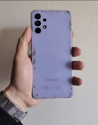 galaxy tab s6 lite: Samsung Galaxy A32, 128 GB, rəng - Mavi, Barmaq izi, İki sim kartlı, Face ID — 3