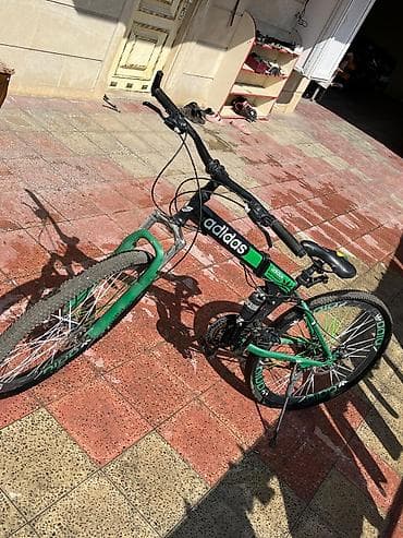 peredok velosiped: Ikisdie 29luğdu ikisine 290 Dağ tipli velosiped – yaşıl/qara rəng — 1