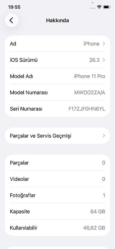 iphone 11 pro ikinci el: IPhone 11 Pro, 64 GB, Matte Midnight Green — 3