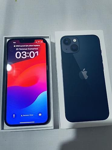 13 mini iphone: IPhone 13, 128 GB, Midnight, Barmaq izi, Face ID, Simsiz şarj — 1