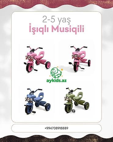 volta vsm: 🚲✨ Yeni 507 Model 3 Təkərli Uşaq Velosipedi! ✨🚲 Balacalarınız üçün — 1