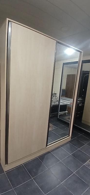 kunc dolab: İşlənmiş, 2 qapılı, Siyirməli, Kupe, Düz dolab — 1