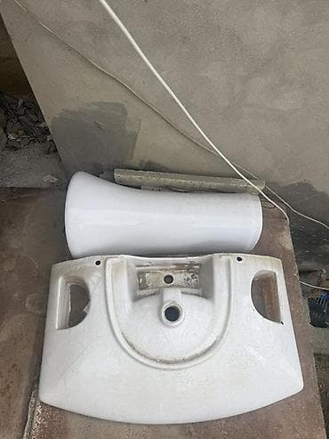 Keramik lavabosu və podstavkası (piyedestal) dəsti - Material