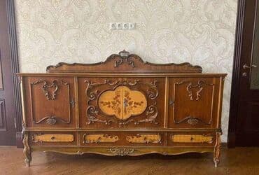 Masa və oturacaq dəstləri: Qonaq otağı üçün, İşlənmiş, Açılmayan, Oval masa, 6 stul — 3