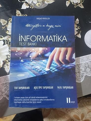 array informatika test bankı pdf: Məhsul: “İNFORMATİKA – Test Bankı” (müəllif: Rəşad Rəsulov) Təsvir: - — 1