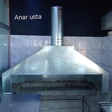 Sinkafon (qalvanizə olunmuş polad) ilə mətbəx və manqal üçün tüstü