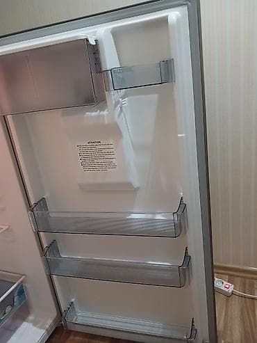 epilyator satilir: İşlənmiş 2 qapılı Hauser Soyuducu Satılır, rəng - Gümüşü, Dispenserli — 5