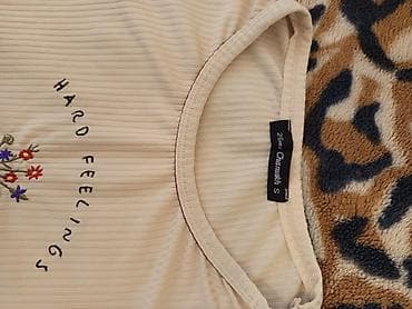 Baş geyimləri: Qadın T‑shirt - Brend/etiket: Zch Cavanah, ölçü S - Rəng: krem/bej - — 2