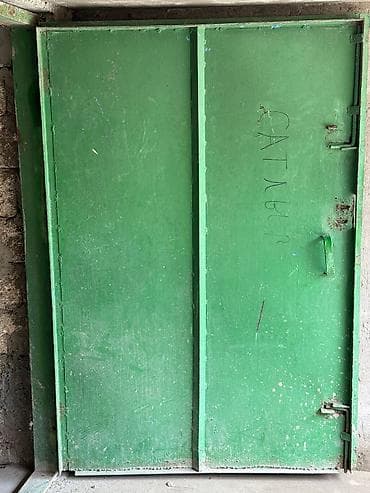 giris qapi: Metal qaraj qapısı – ikiqat açılan - Material: qalın metal/Polad — 2