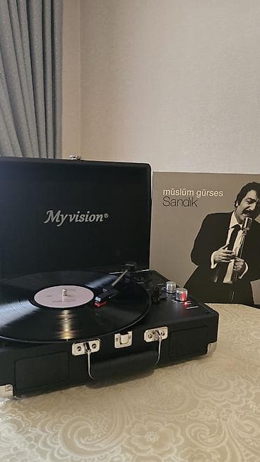 Myvision portativ vinil pleyer – çamadan tipli dizayn. Xüsusiyyətlər