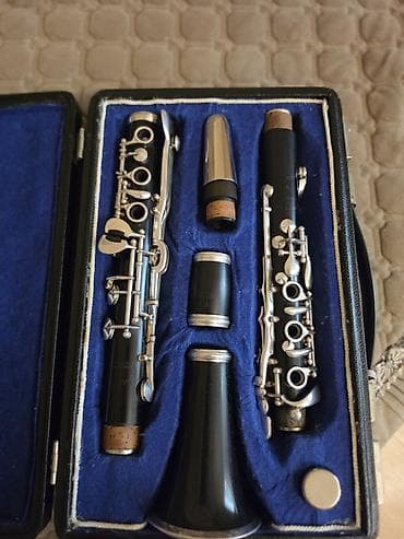 korg pa 3x pro: Klarnet dəsti – futlyarla - Boğaz, üst və alt gövdə, boru (barrel) — 1
