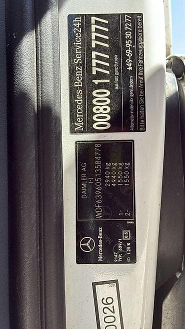sukan seti: Mercedes-Benz Vito yük/furqon.prabeq 180 000 Xüsusiyyətlər: - Kuzov — 6
