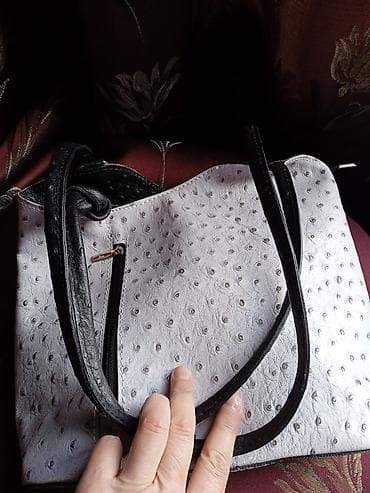 hermes cantası: Qadın çanta dəsti 1) Qara çiyin çantası - Material: mesh/delikli — 7