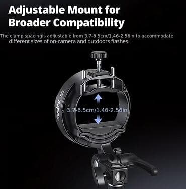Godox S3 Bowens Mount Adapter – foto/video işıqlandırma üçün universal — 5