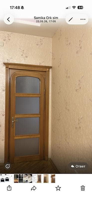 şuşə qapı: Taxta qapi ela veziyyetde,3 eded,1inin korpusunda problem var — 2