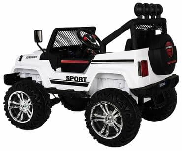 işlənmiş uşaq masinlari: 5 motorlu 2 nəfərlik jeep. Max 55 kg dartma gücü olan bu elektomobil — 6