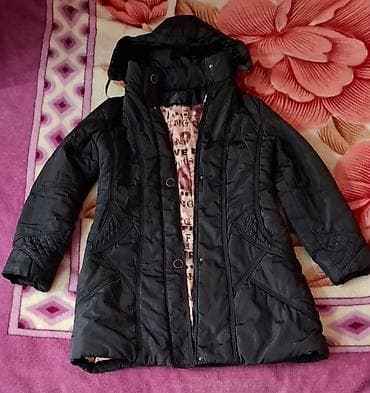 pol palto: Qadınlar üçün qışlıq qara şişmə palto - Model: orta uzunluq — 1