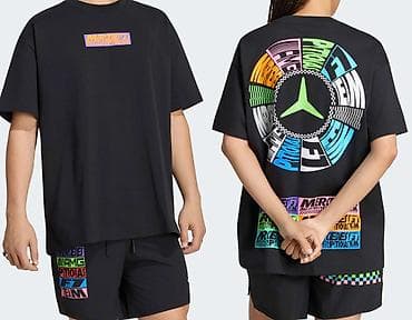 Unisex Lights On T‑shirt Black – ADIDAS ORIGINAL Official Mercedes-AMG — 5