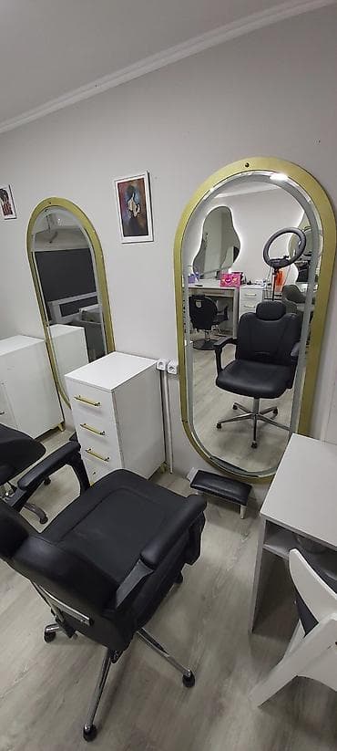 Салонные, медицинские комплекты мебели: Gözəllik salonu üçün iş yerləri komplekti Güzgü Tək 100 azn Tubbalar — 3