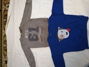 детские спортивные костюмы с принтом: Комплект, Для мальчиков, 1 - 2 года — 4