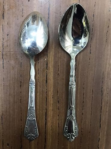 Столовые приборы: Antik gümüşü rəngli süfrə ləvazimatları dəsti. ( Qiymetde razılaşa — 5