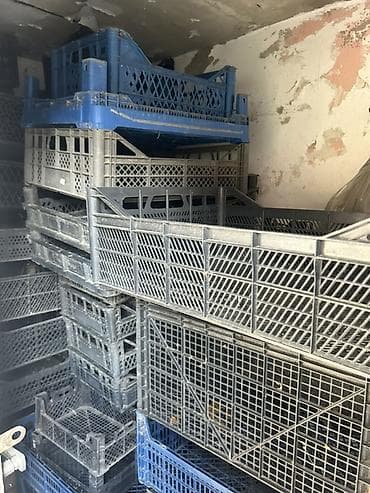 plastik çəllək: Plastik meyvə‑tərəvəz yeşikləri - Material: möhkəm plastik — 2