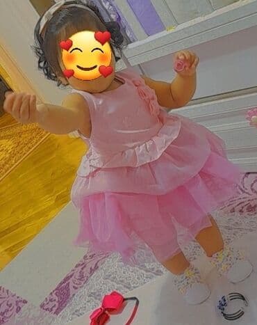 hovuz üçün uşaq kupalnikləri: Детское платье, Праздничное, 9 - 12 мес., Mothercare — 2