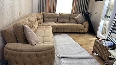 İşlənmiş, Künc divan, Qonaq otağı üçün, Açılmayan