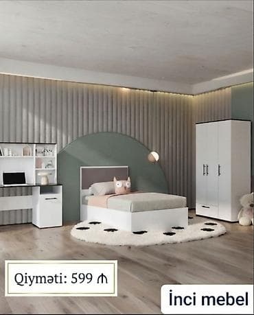 usag maneji: Oğlan və qız üçün, Yeni, Təknəfərlik çarpayı — 1