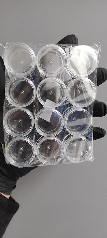 mağaza üçün konteyner: Şəffaf plastik qablar dəsti - Material: şəffaf plastik - Qapaqlı — 1