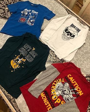 Koftalar, sviterlər: Futbolka, Oğlan üçün, 7 - 8 yaş — 2