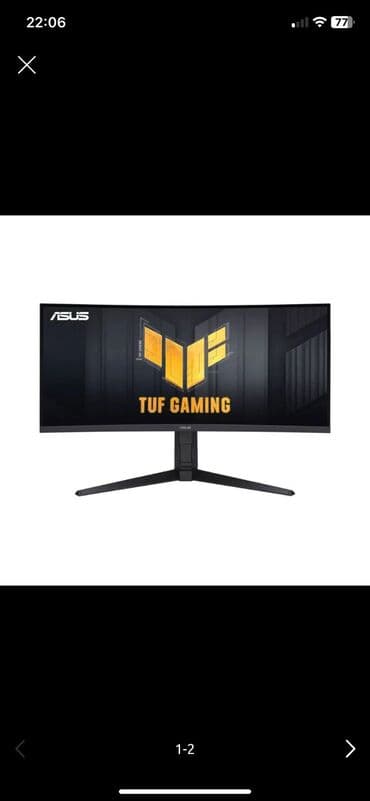 samsung monitor: Asus TUF Gaming VG34VQL3A Curved 34" 180Hz 3.5K ⚙️ Ekran ölçüsü: 34″ — 2