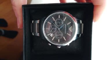 relax saat: Qol saatı, Emporio Armani, rəng - Gümüşü — 4